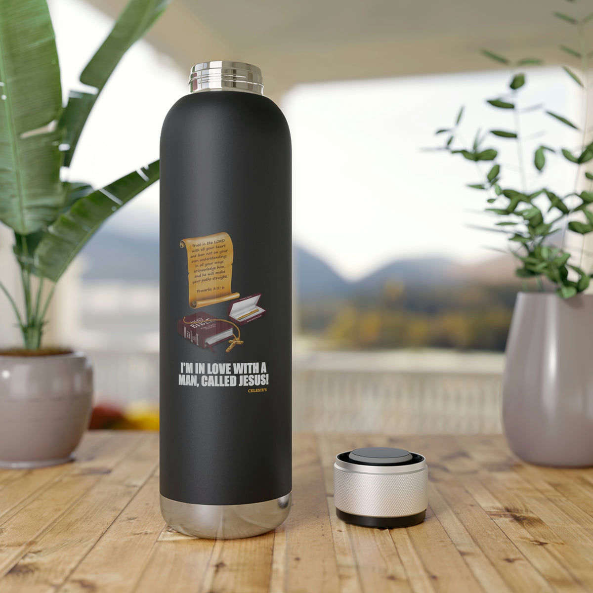 Soundwave Copper Vacuum Audio Bottle 22oz